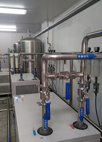 Compressed air pipeline upgrading of a food factory in Zhejiang Compressed air pipeline upgrading of a food factory in Zhejiang